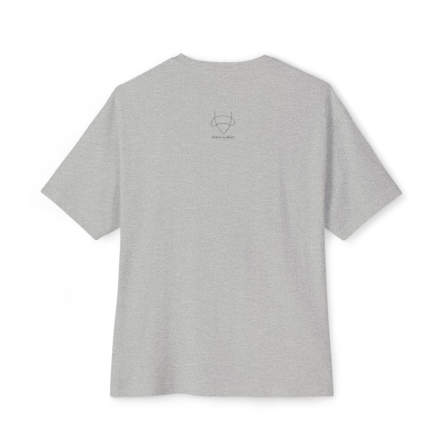 Deus Oculus Boxy Tee - Blood Water Design - Unisex Oversized Shirt for Casual Outfits,