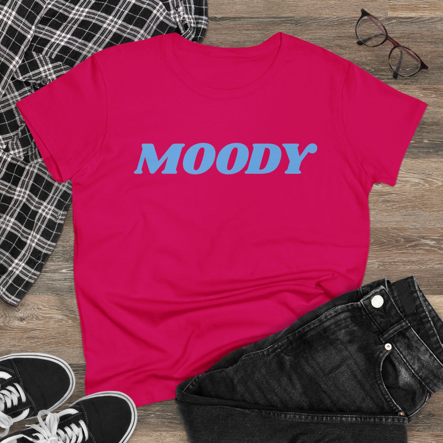 Women's "Moody" Midweight Cotton Tee