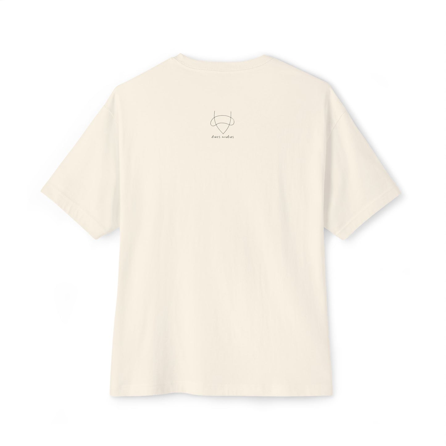 Deus Oculus Boxy Tee - Blood Water Design - Unisex Oversized Shirt for Casual Outfits,
