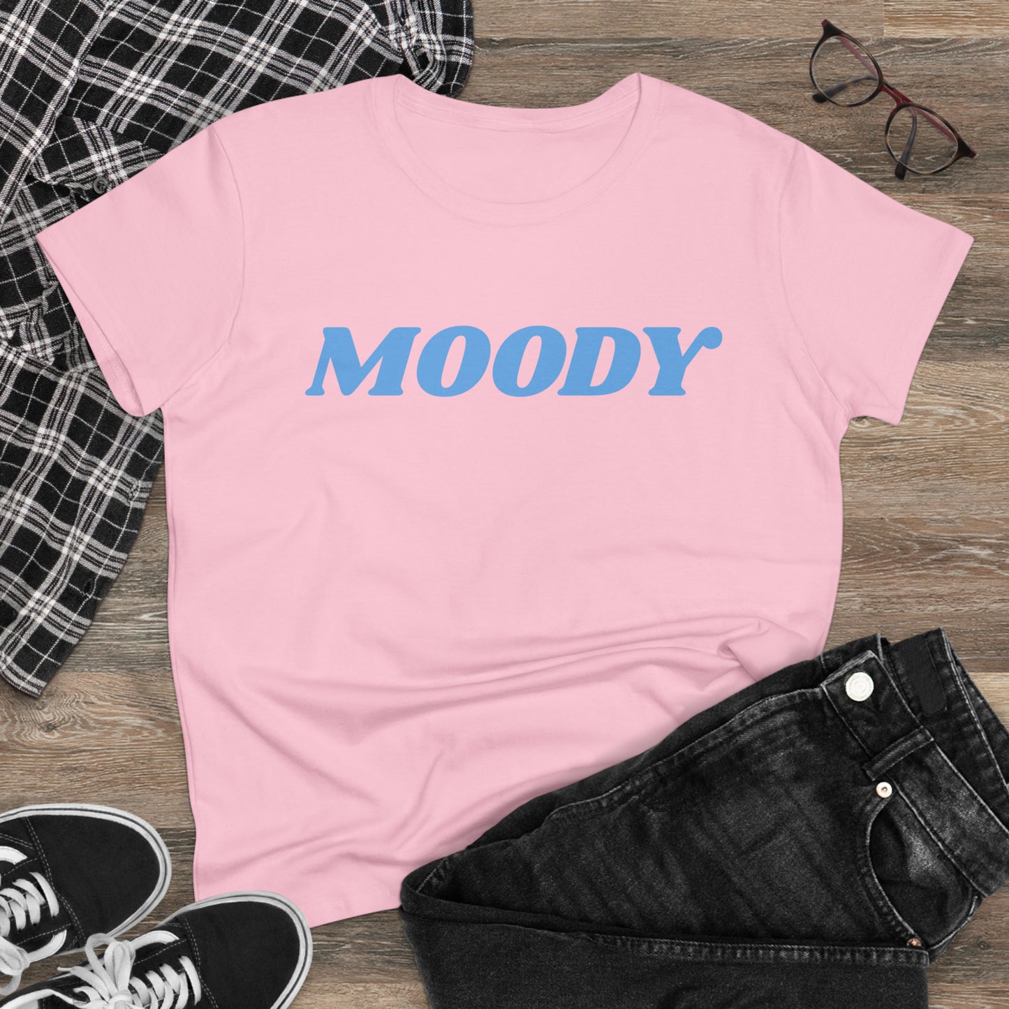 Women's "Moody" Midweight Cotton Tee