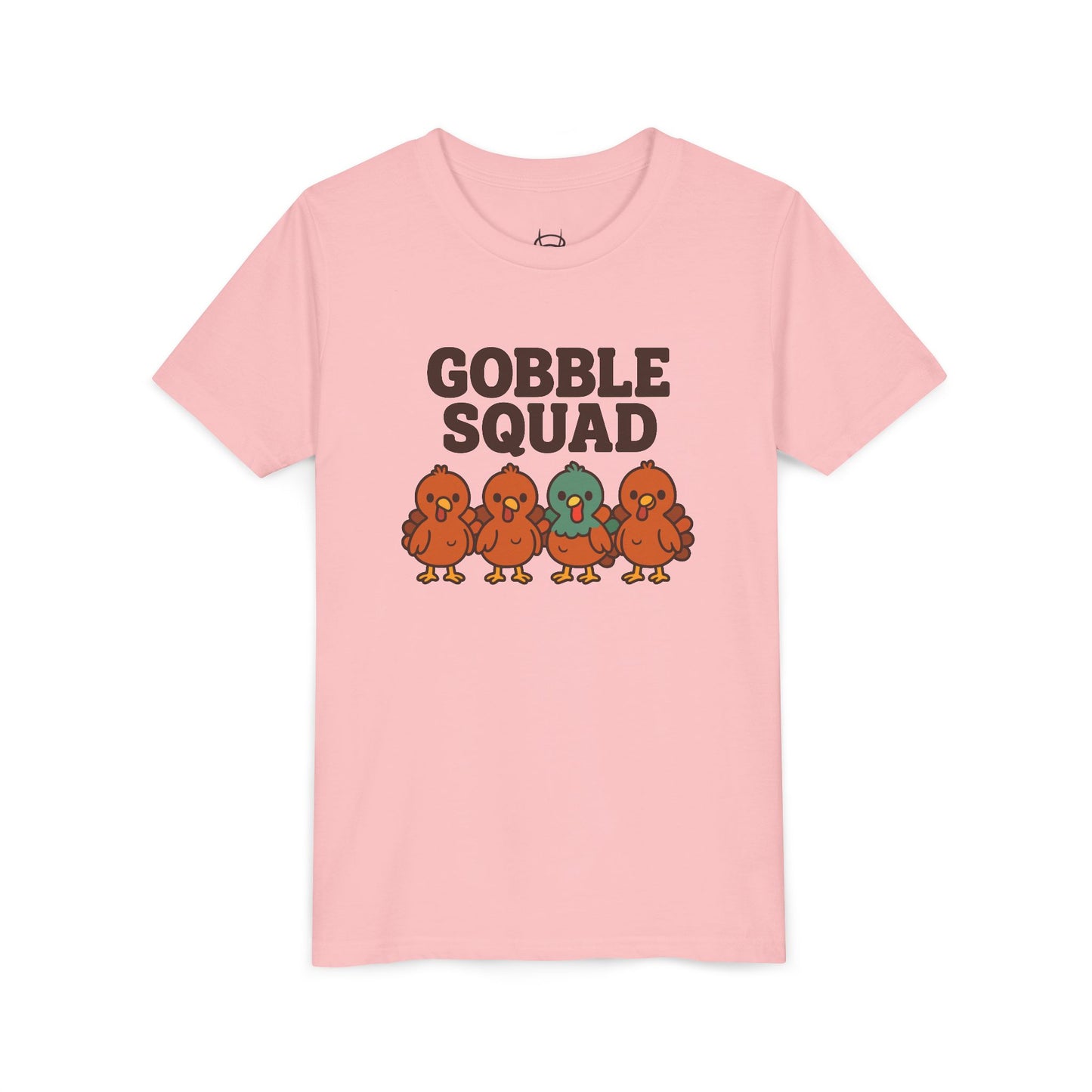 Youth Tee - Gobble Squad Fun Thanksgiving T-Shirt for Kids