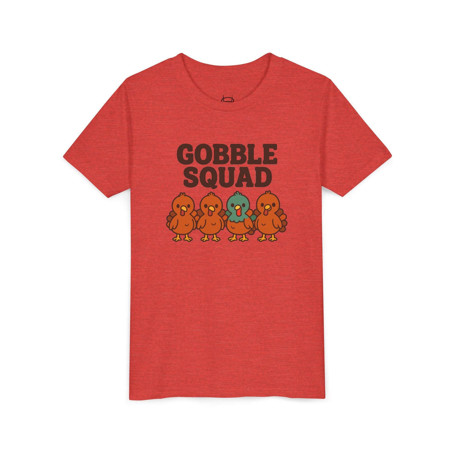 Youth Tee - Gobble Squad Fun Thanksgiving T-Shirt for Kids