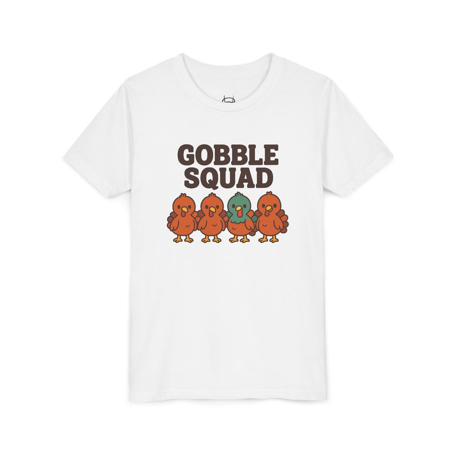 Youth Tee - Gobble Squad Fun Thanksgiving T-Shirt for Kids