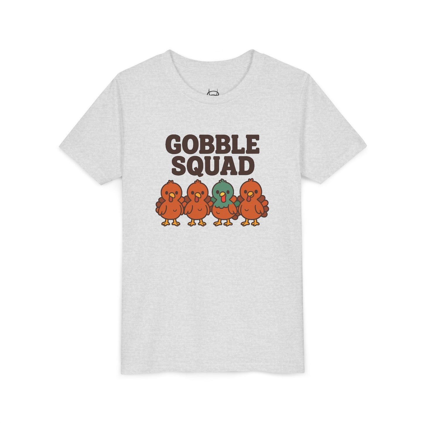 Youth Tee - Gobble Squad Fun Thanksgiving T-Shirt for Kids