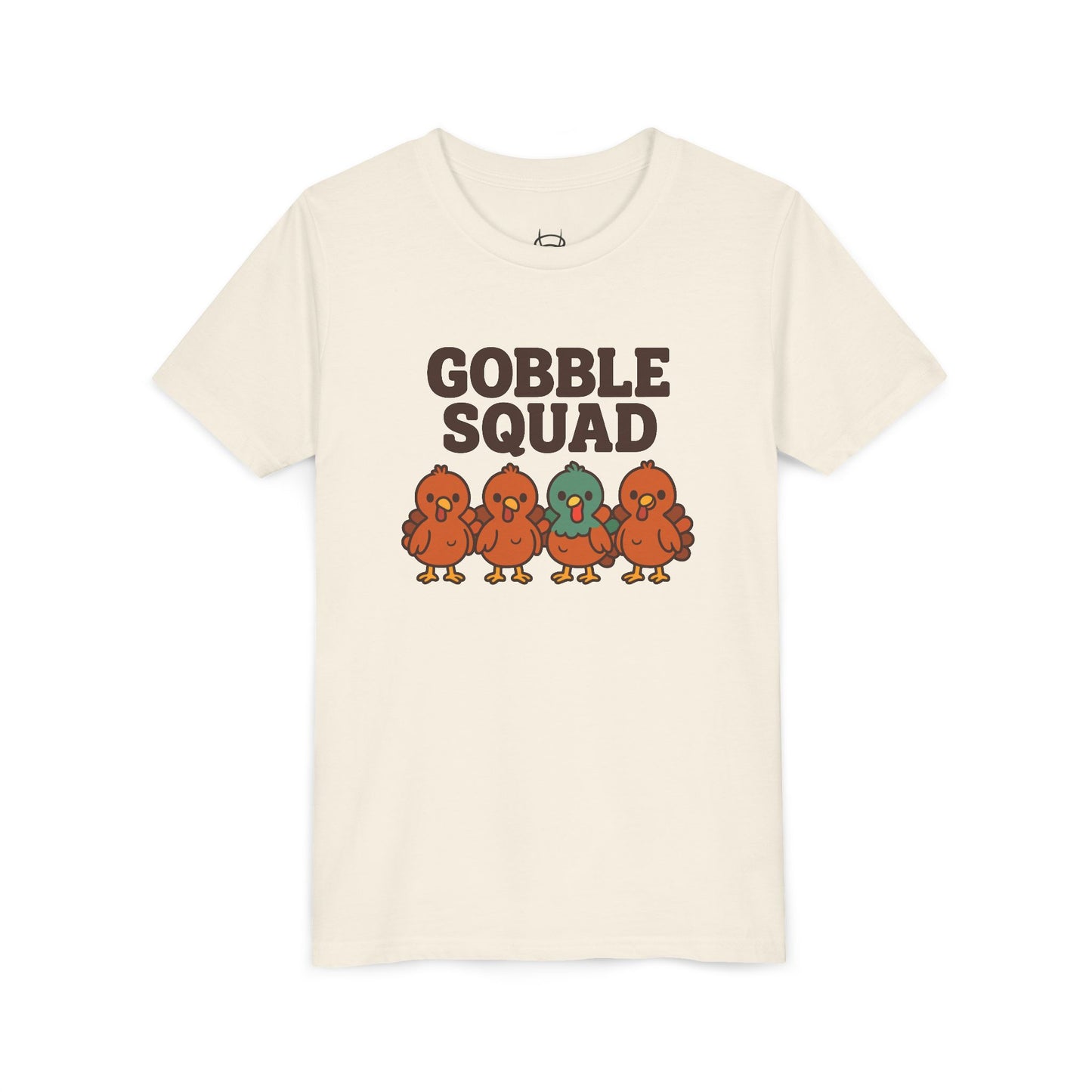 Youth Tee - Gobble Squad Fun Thanksgiving T-Shirt for Kids