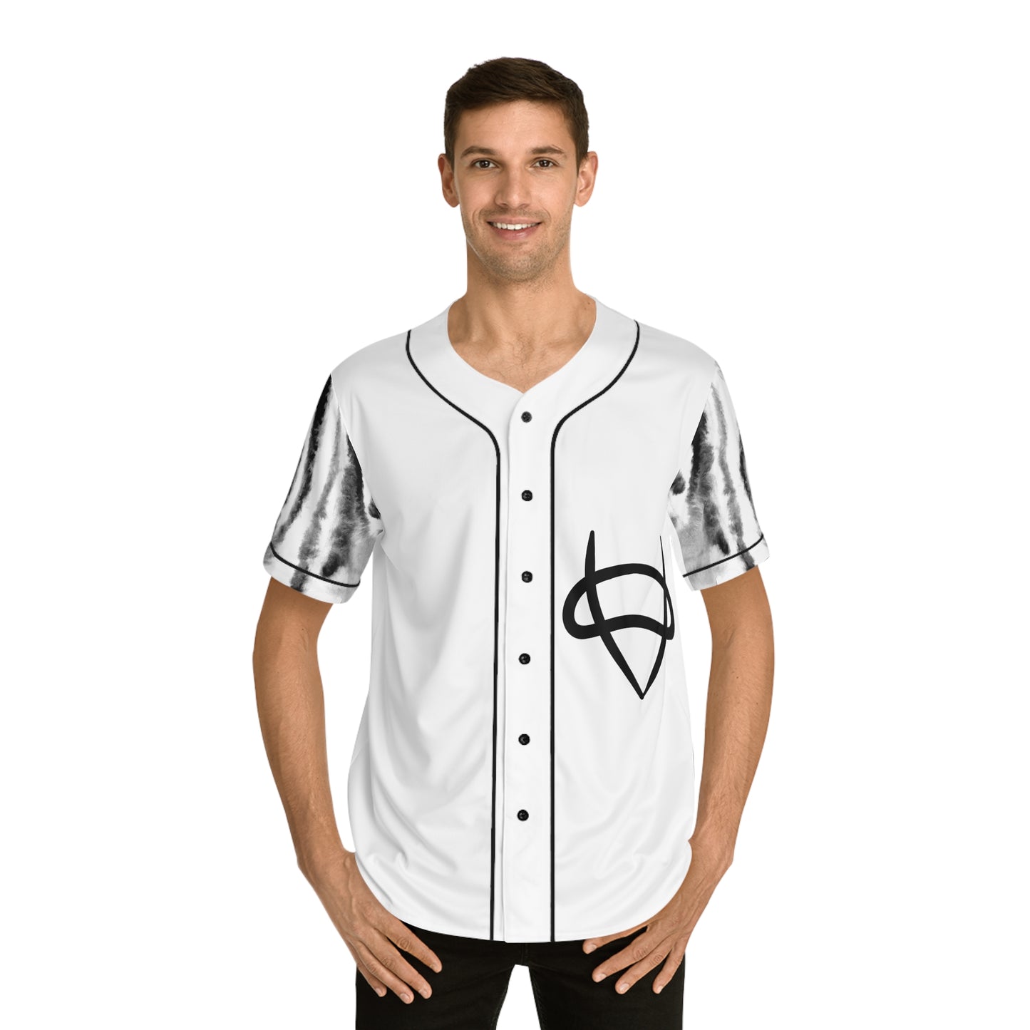 Stylish Men's Baseball Jersey - Trendy AOP Sportswear for Game Days, Casual Outfits, Unique Gifts, Fashionable Events, Streetwear Fashion