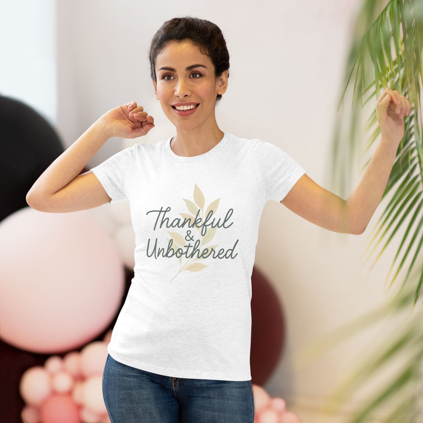 Thankful & Unbothered Triblend Tee