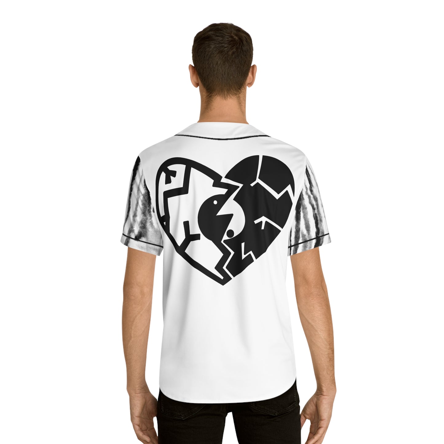 Stylish Men's Baseball Jersey - Trendy AOP Sportswear for Game Days, Casual Outfits, Unique Gifts, Fashionable Events, Streetwear Fashion