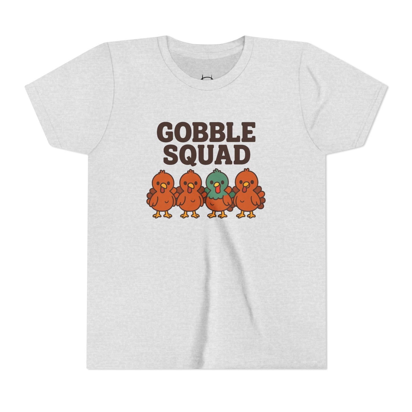 Youth Tee - Gobble Squad Fun Thanksgiving T-Shirt for Kids