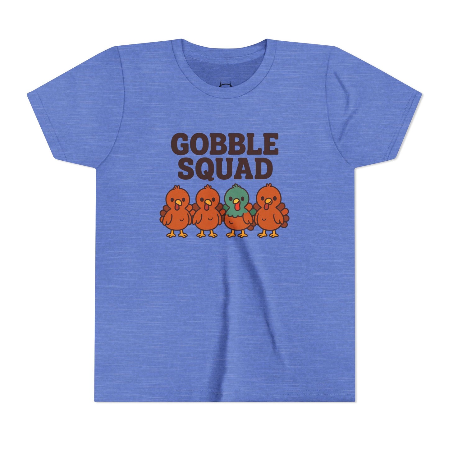 Youth Tee - Gobble Squad Fun Thanksgiving T-Shirt for Kids