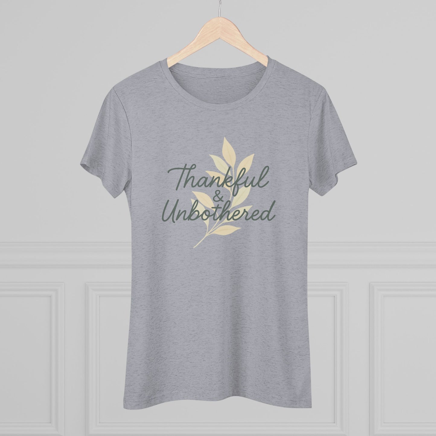 Thankful & Unbothered Triblend Tee