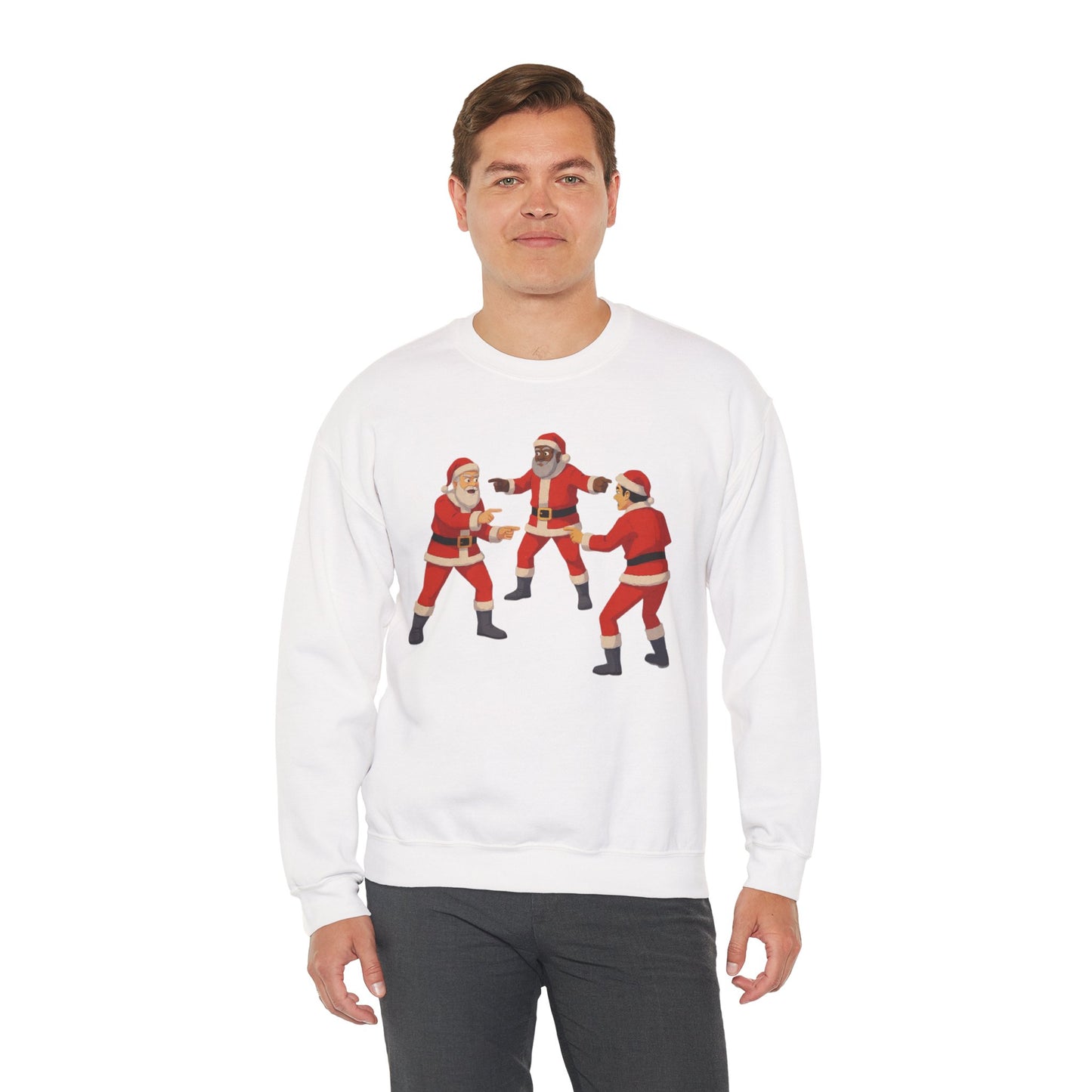 Imposter Santa Crewneck Sweatshirt — Funny Holiday Christmas Sweater