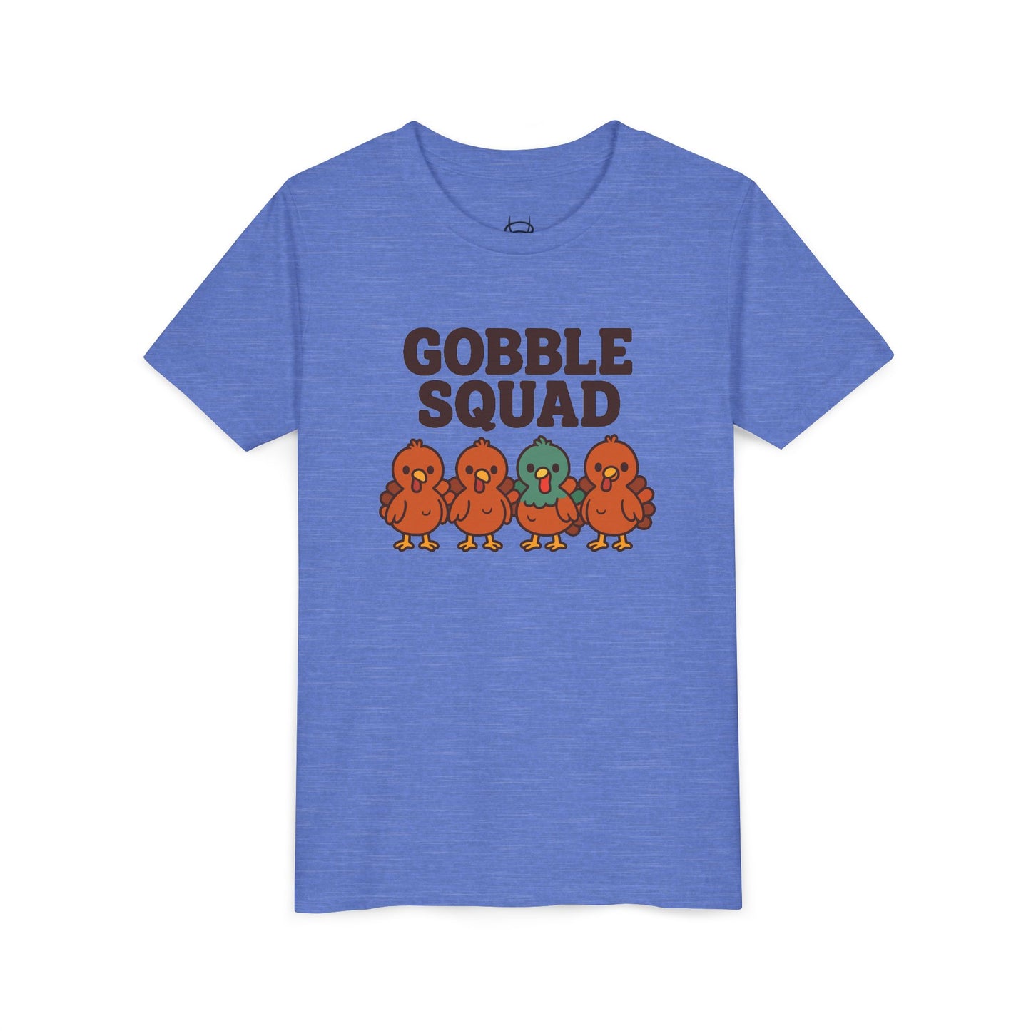 Youth Tee - Gobble Squad Fun Thanksgiving T-Shirt for Kids