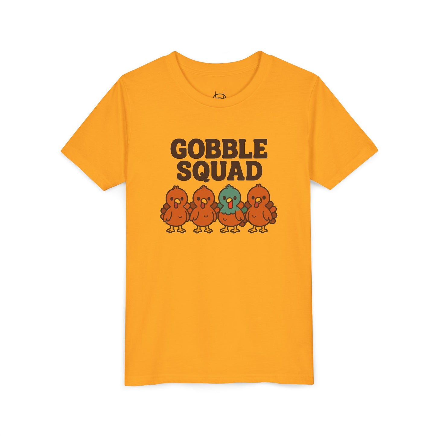 Youth Tee - Gobble Squad Fun Thanksgiving T-Shirt for Kids