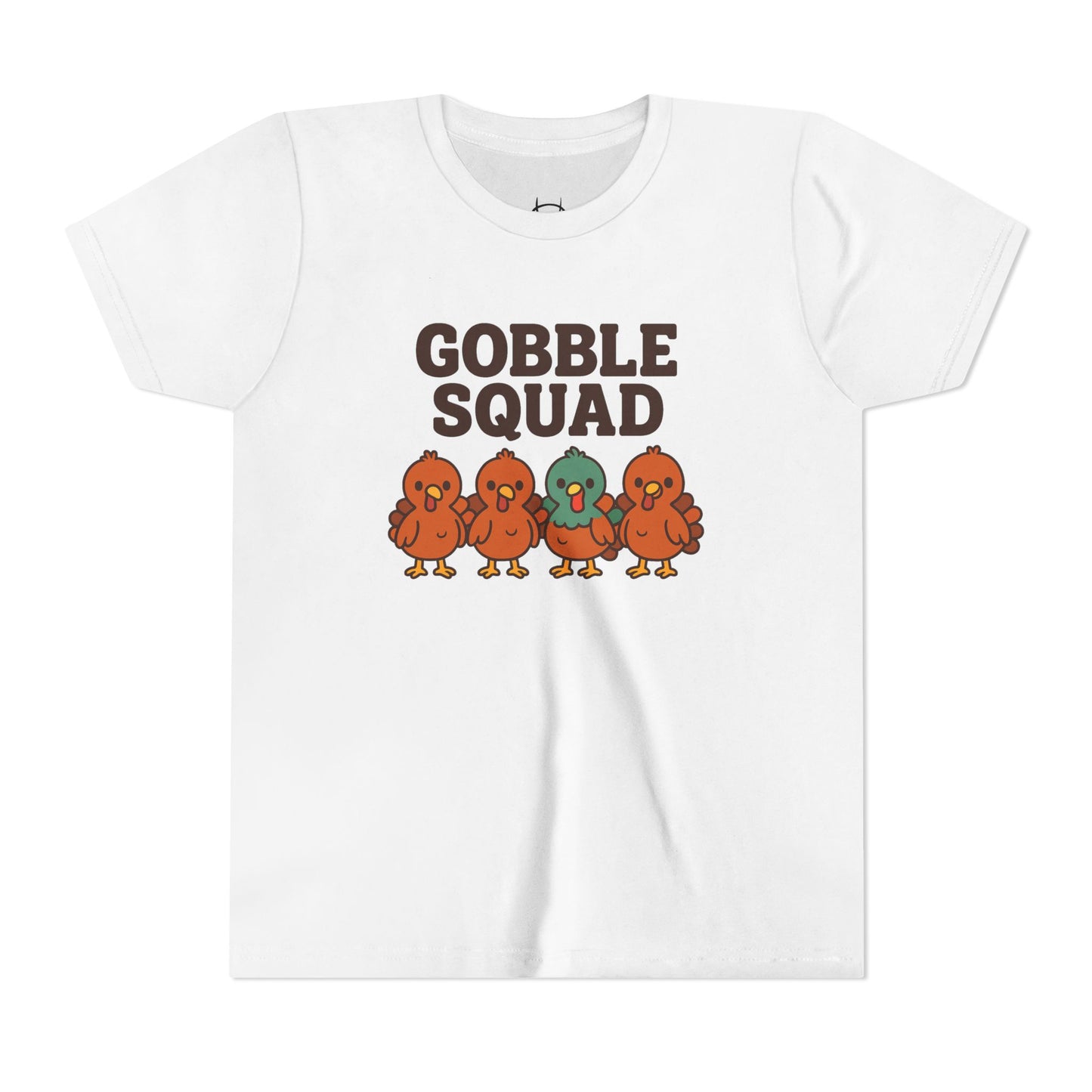 Youth Tee - Gobble Squad Fun Thanksgiving T-Shirt for Kids