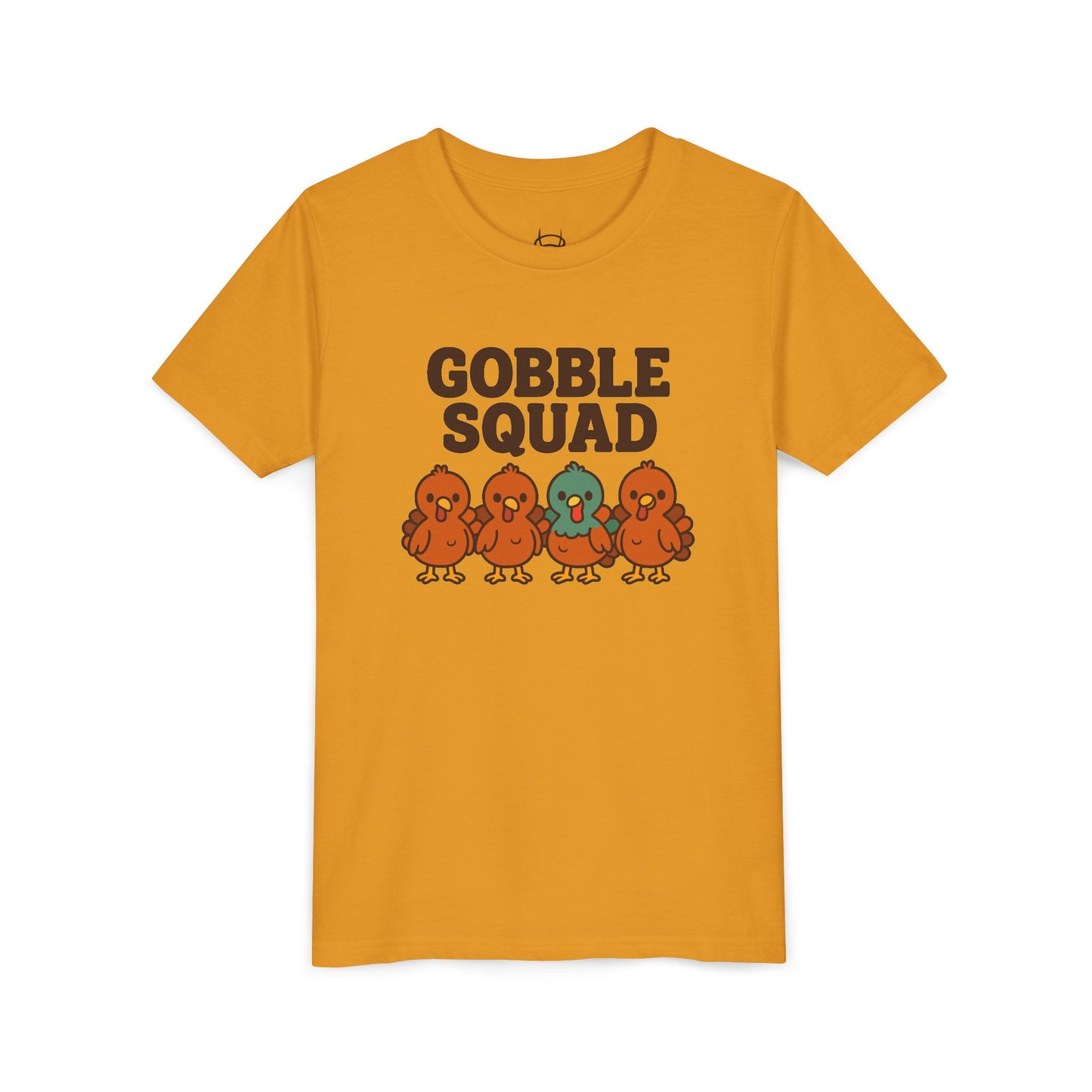 Youth Tee - Gobble Squad Fun Thanksgiving T-Shirt for Kids