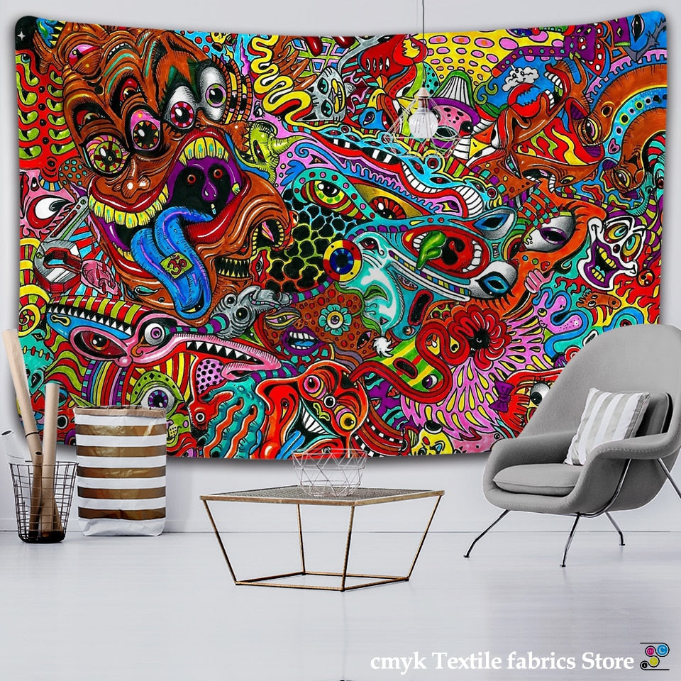 Hippie Tapestries, Alien Witchcraft and More Designs Wall Decor