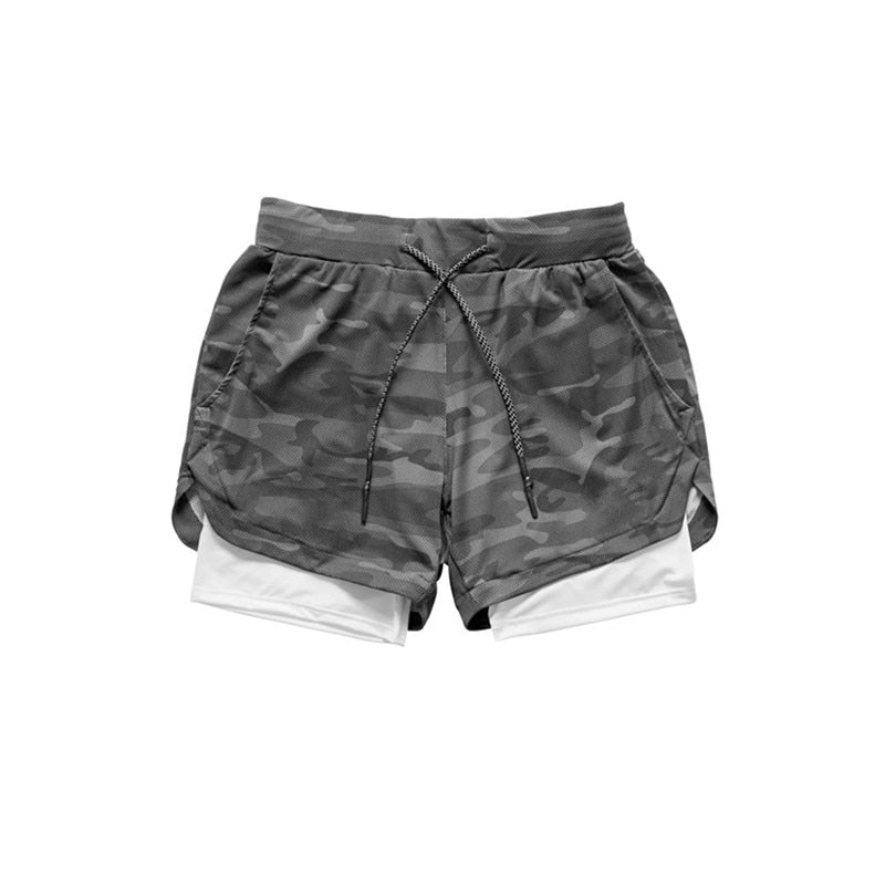 Fitness Shorts For Men With Towel Holder