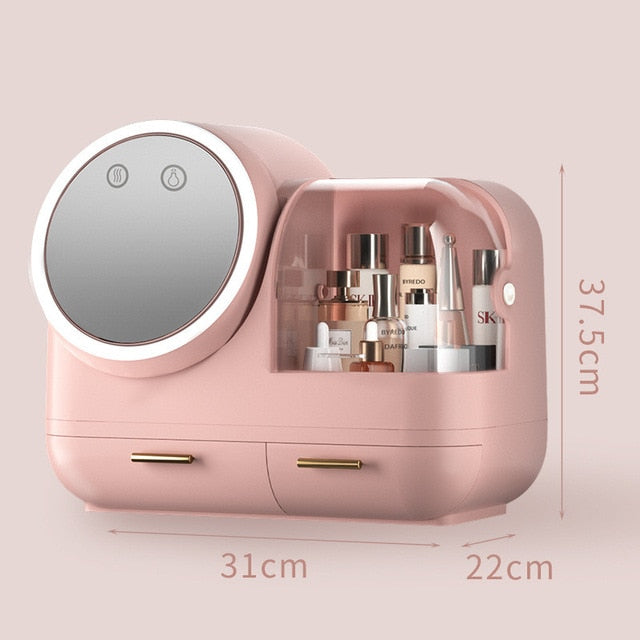 High Quality Beauty Box With LED Light And Fan