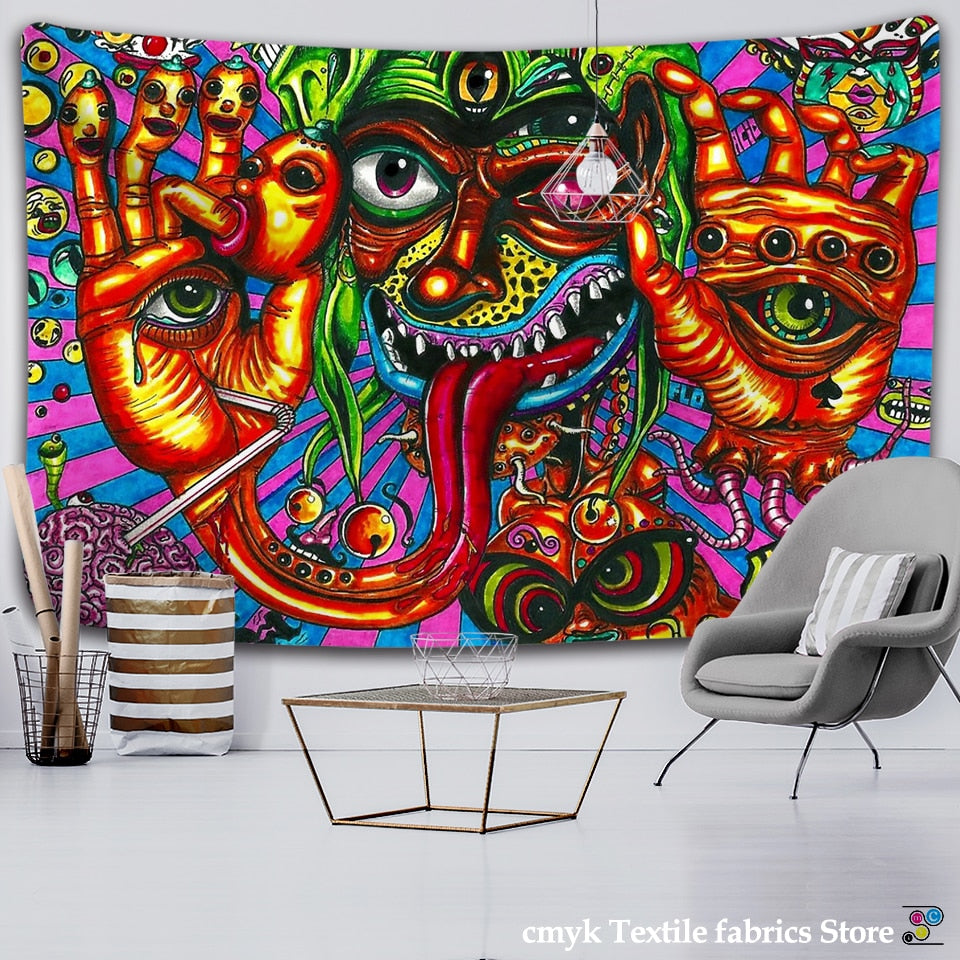 Hippie Tapestries, Alien Witchcraft and More Designs Wall Decor