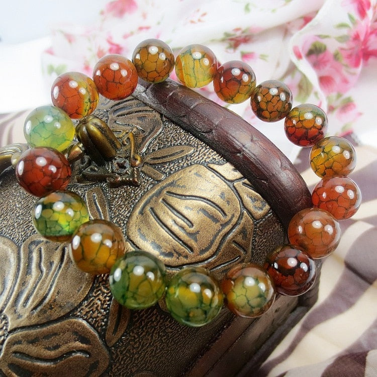 Natural Stone Buddha Bracelets Unisex