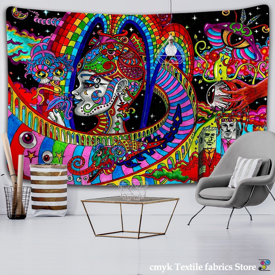 Hippie Tapestries, Alien Witchcraft and More Designs Wall Decor