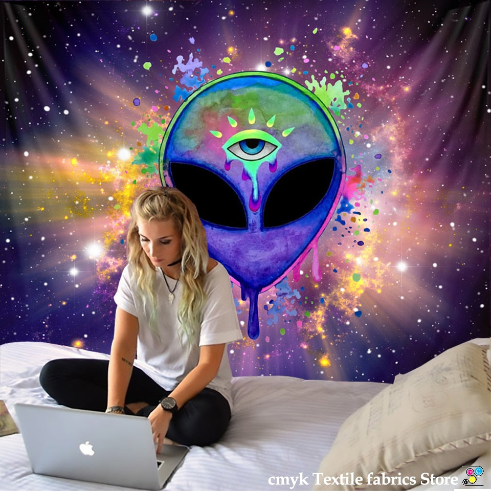 Hippie Tapestries, Alien Witchcraft and More Designs Wall Decor