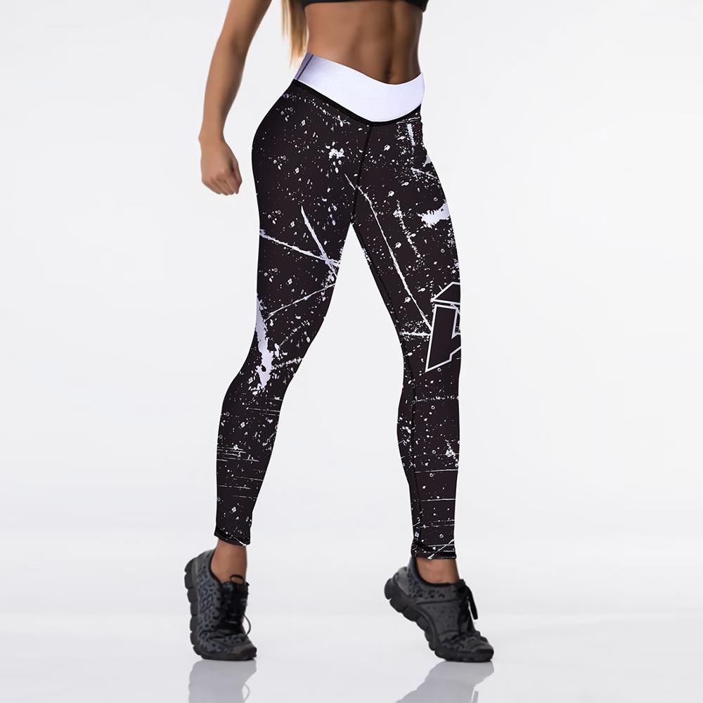 High Waist Spandex Women Digital Printed Leggings