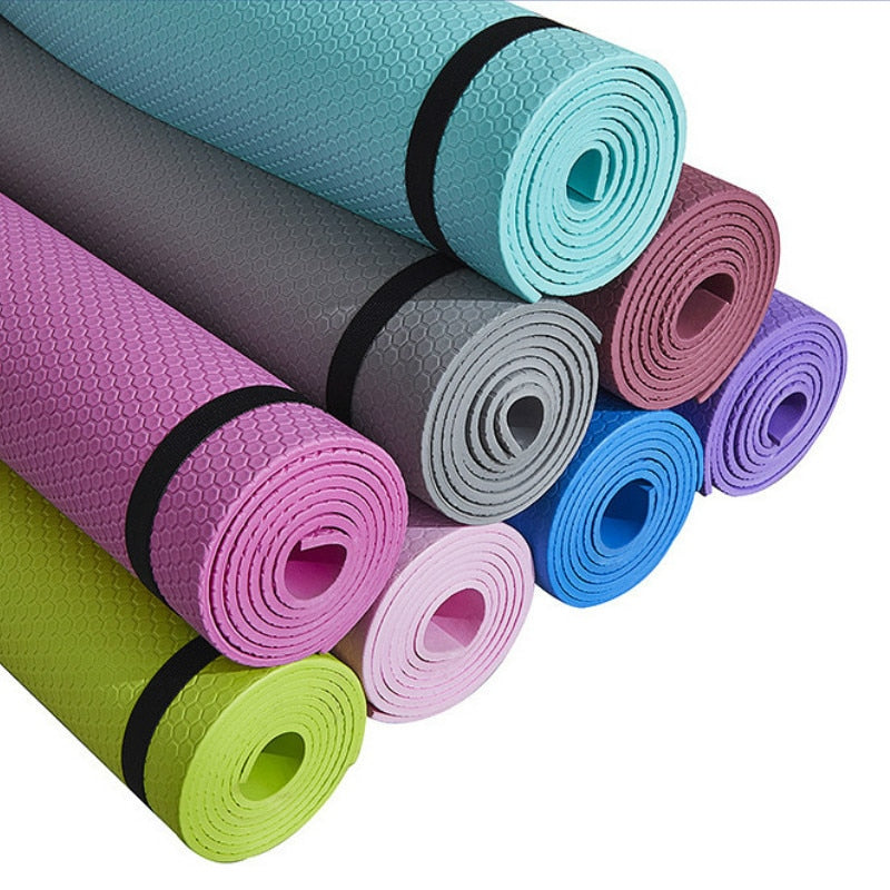 Yoga Mat Anti-skid Sports Fitness Mat 3MM-6MM Thick Comfort Foam yoga matt for Exercise, Yoga, and Pilates Gymnastics mat