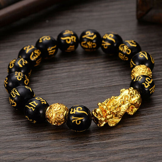 FengShui Pixiu  Obsidian Stone Beads Bracelets 24 Types