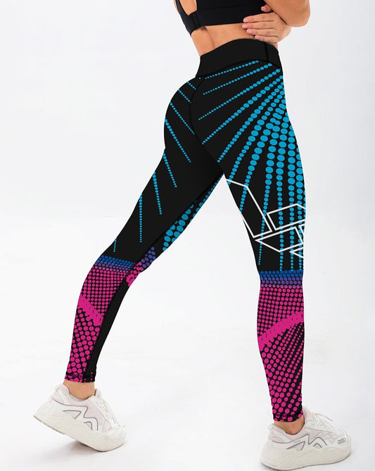 High Waist Spandex Women Digital Printed Leggings